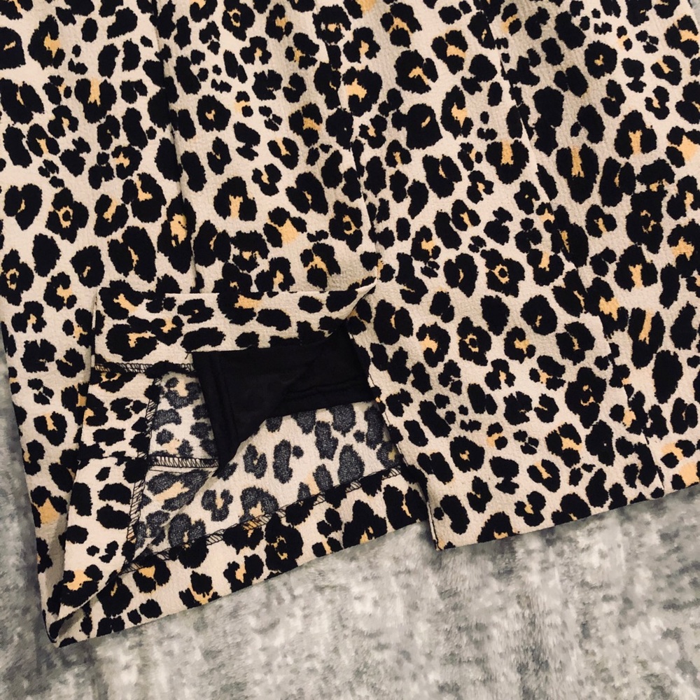 H&M Leopard Print Pencil Dress Size 2 - Picture 8 of 8